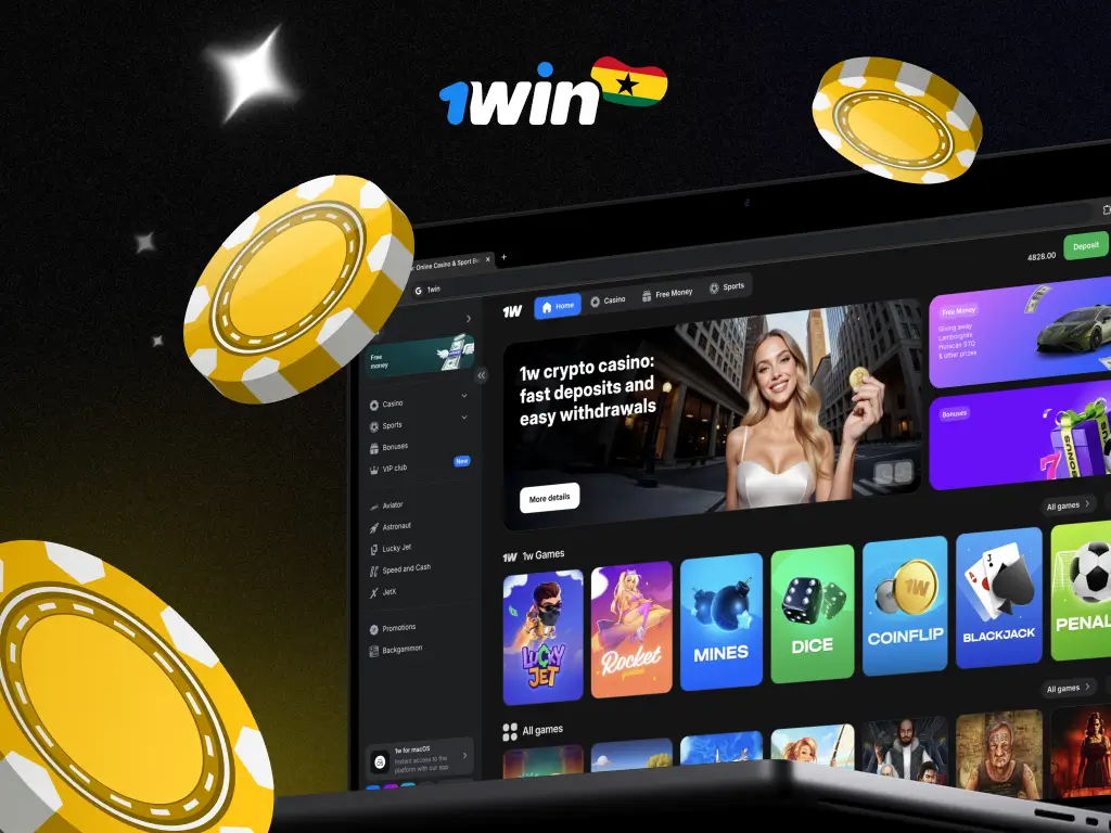 1win Ghana: Official Website for Casino & Betting
